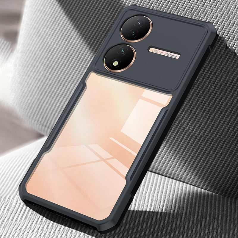 XUNDD For vivo Y100 5G Case Stylish TPU+Acrylic Drop Resistant Phone Cover XUNDD For vivo Y100 5G Case Stylish TPU+Acrylic Drop Resistant Phone Cover